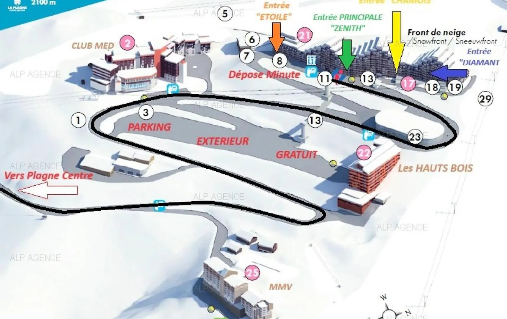 Apartment Residence Aime 2000 - 2 Pieces 4 Pers.Plagne Aime 2000 Mae-7314 La Plagne France